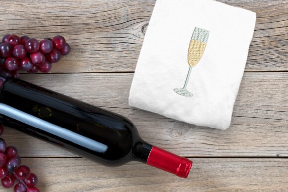 Champagne Flute Mini Embroidery Review