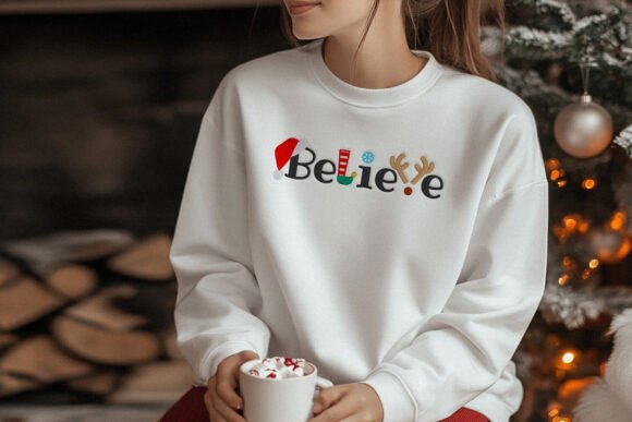 Christmas Symbol Believe Embroidery Review for Etsy Sellers