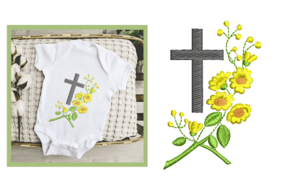 Cross of Flowers Embroidery Designs Review