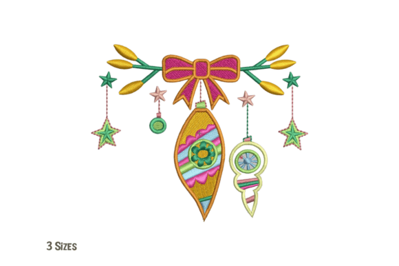 Festive Ornaments and Bow Embroidery Review