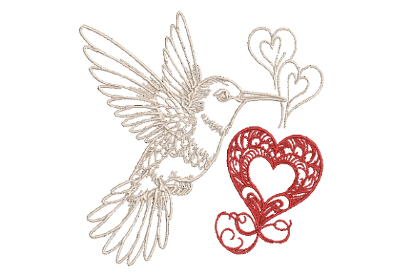 Hummingbird Valentine Embroidery Review