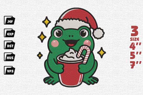 Jolly Jumping Frog Embroidery Review