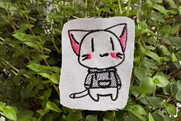 Kawaii Cat Machine Embroidery Review
