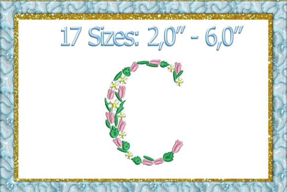 Letter C Monogram Embroidery Review for Craft Fairs