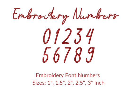 Nostalgia Number Embroidery Design Review