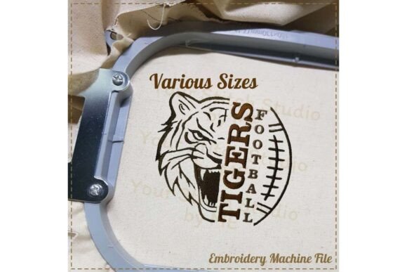 Tiger Football Embroidery Design Review